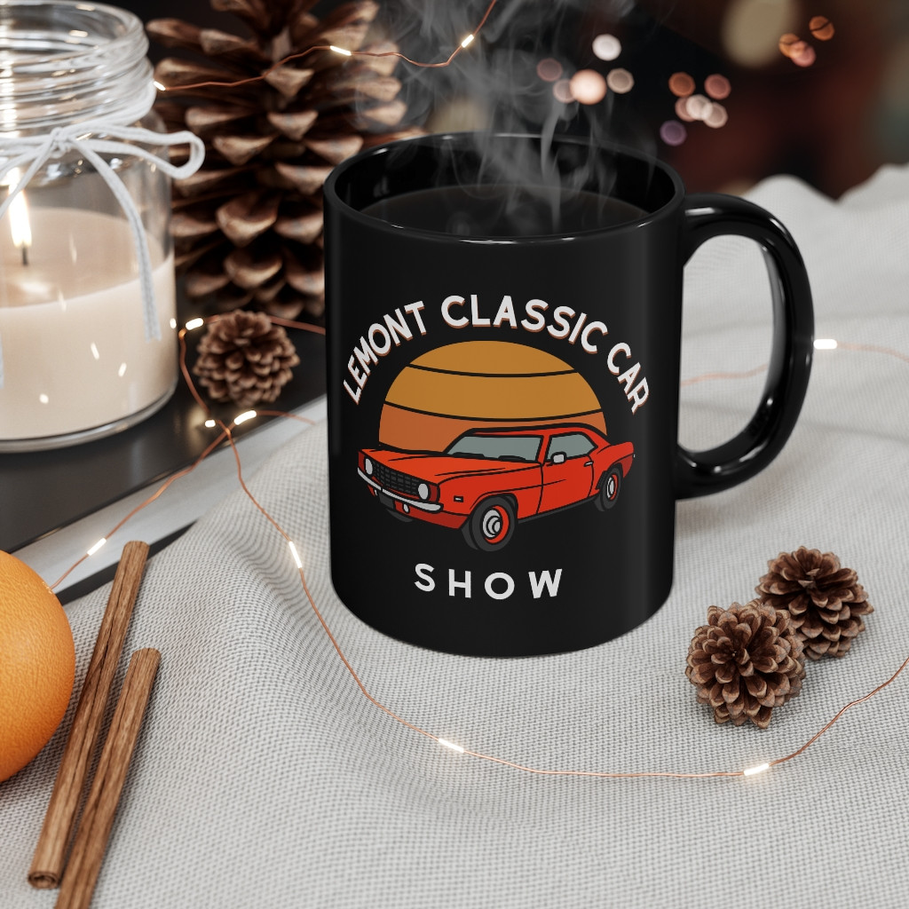 Lemont Classic Car Show 11oz Black Mug PFY2057
