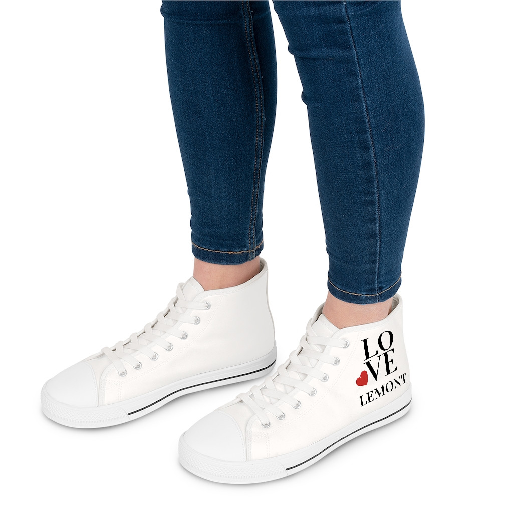 Love Lemont Women's High Top Sneakers PFY9897