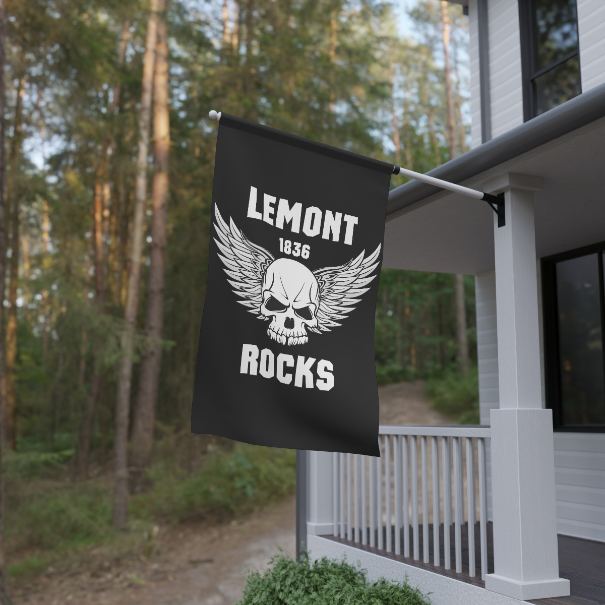 Lemont Rocks 1836 House Banner (Flagpole NOT Included) PFY1004