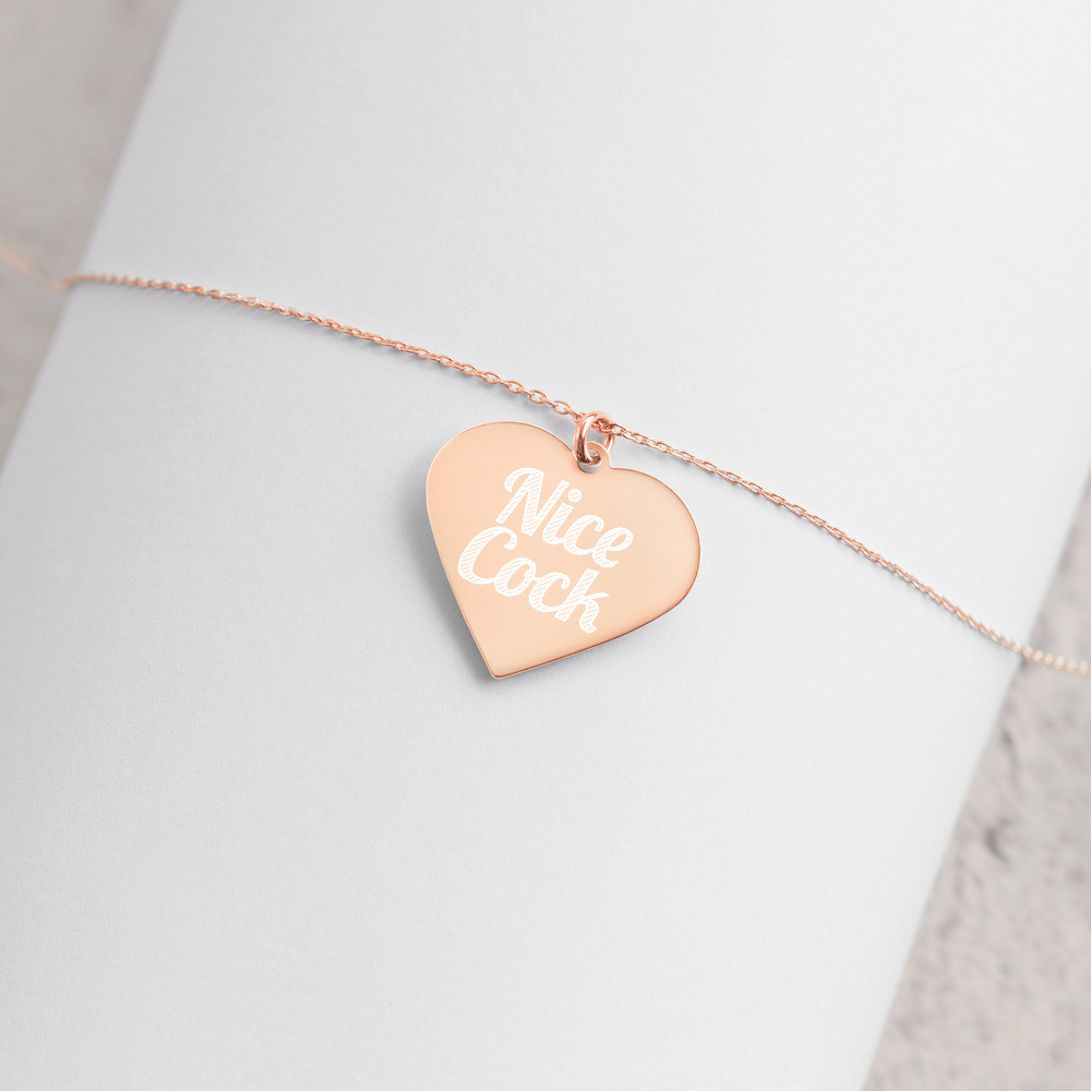 Nice Cock Heart Necklace