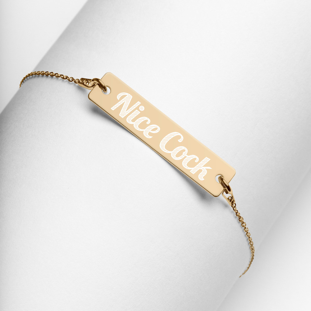 Nice Cock Bar Chain Necklace