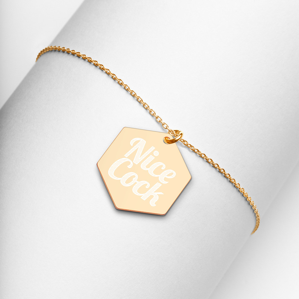 Nice Cock Hexagon Necklace