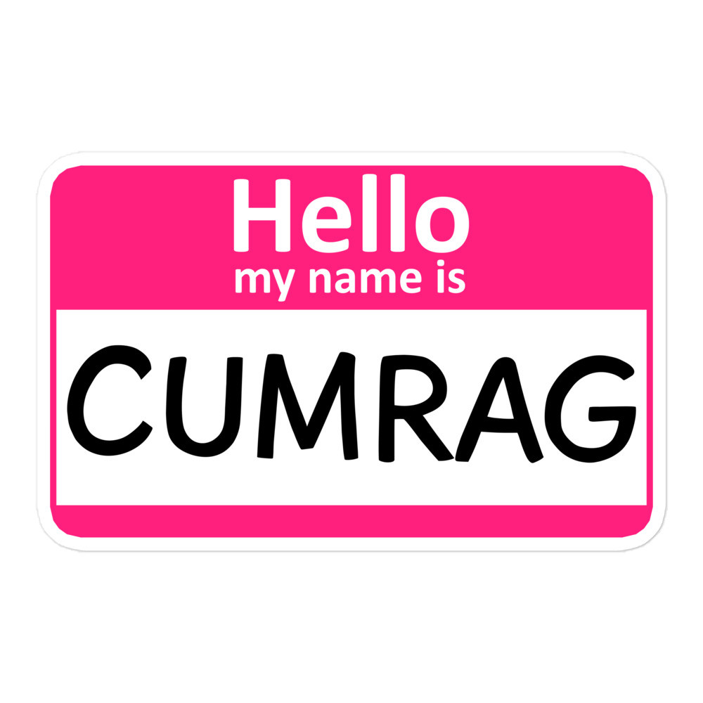 Cumrag Sticker