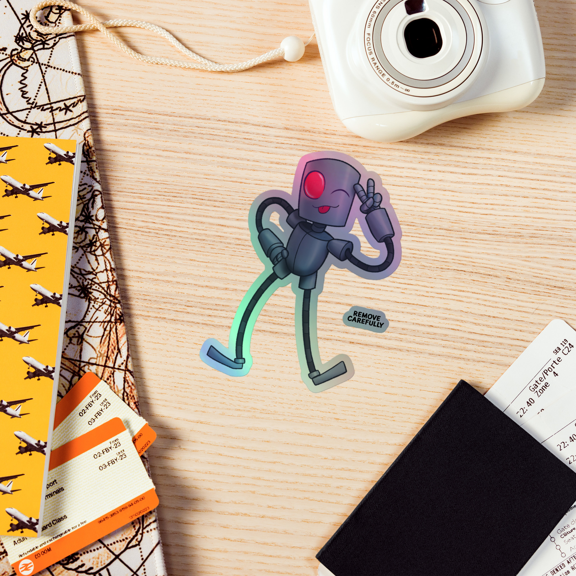 Winky Pbbt Sticker Holographic