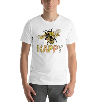 Bee Happy Unisex T-Shirt