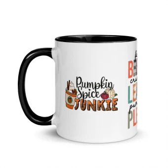 Pumpkin Spice Fall Breeze Mug with Color Inside