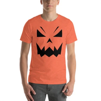 Scary Halloween Face Unisex T-Shirt