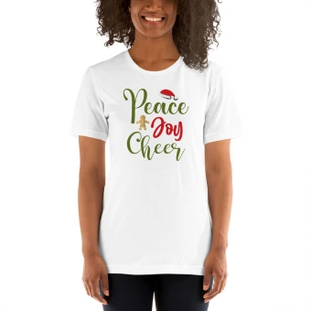 Peace Joy Cheer Unisex T-Shirt
