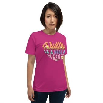 Teaching Is A Work Of Heart Unisex T-Shirt