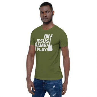 In Jesus Name I Play Unisex T-Shirt