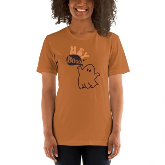 Hey Boo Ghost Unisex T-Shirt
