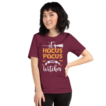 It’s Hocus Pocus Time Witches Unisex T-Shirt