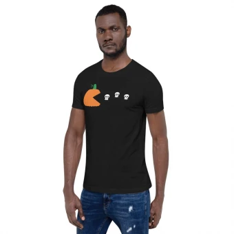Pumpkin Pac-Man Unisex T-Shirt