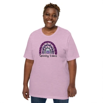 Spooky Vibes Rainbow Unisex T-Shirt