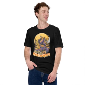 Halloween Pumpkin Slasher Unisex T-Shirt