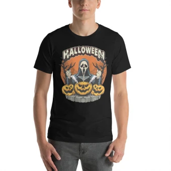 Halloween Scary Scream Unisex T-Shirt