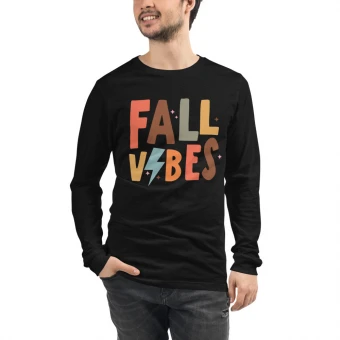 Fall Vibes Unisex Long Sleeve Tee