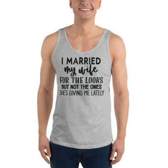 I Married My Wife Unisex Tank Top