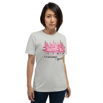 Tis The Season To Sparkle In Pink Unisex T-shirt