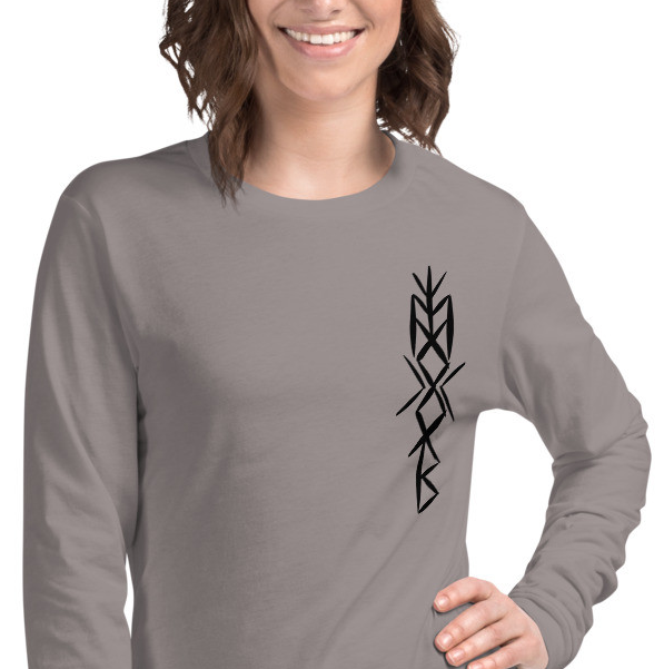 Viking WARRIOR WOMAN Bindrunes L/S Tee