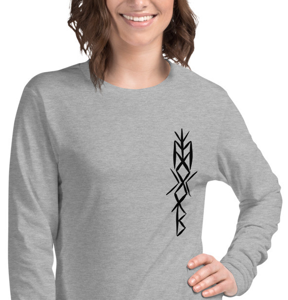 Viking WARRIOR WOMAN Bindrunes L/S Tee