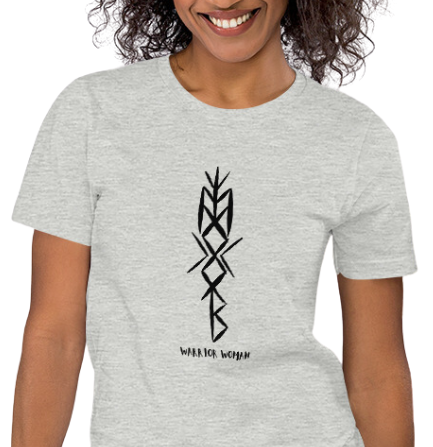 Viking Warrior Woman Bindrune Tee