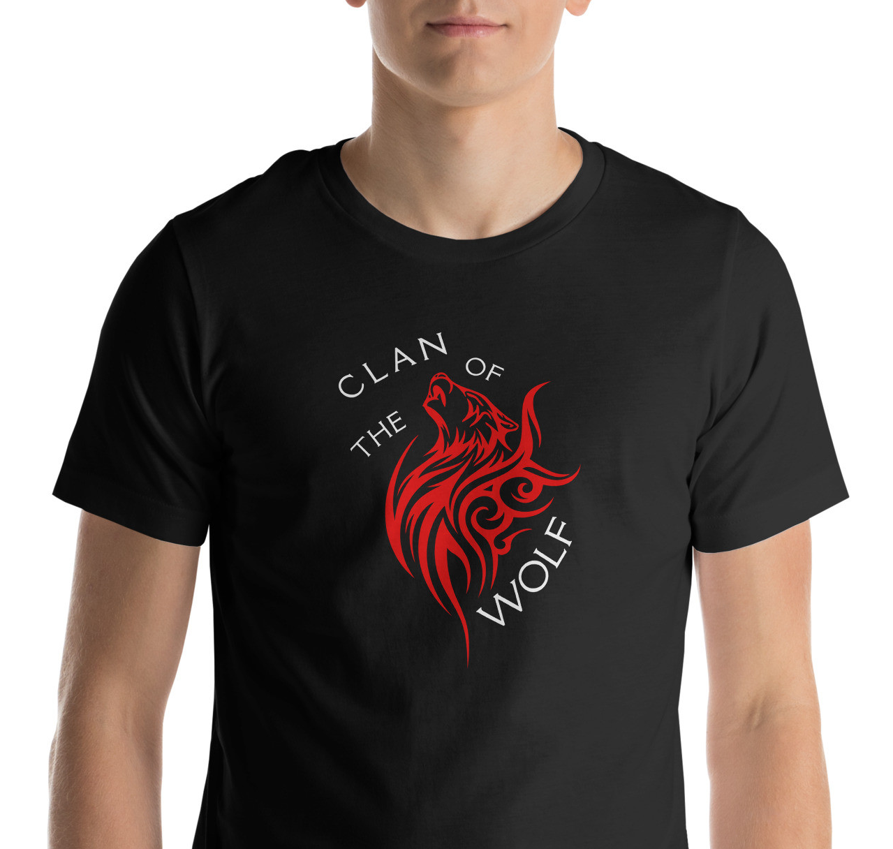 CLAN OF THE WOLF TATTOO STYLE Unisex Tee