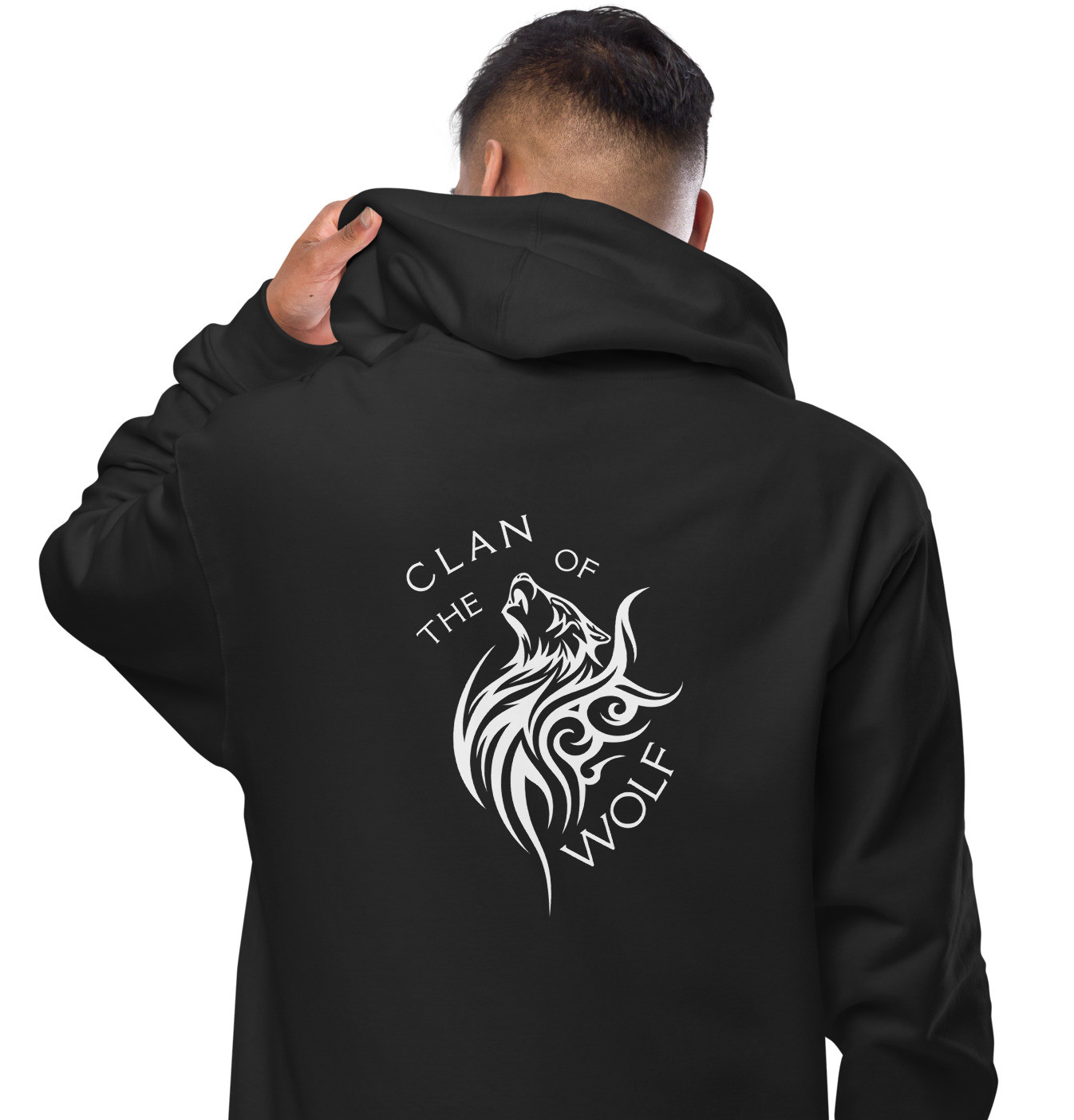 CLAN OF THE WOLF TATTOO STYLE Unisex Zip Hoodie