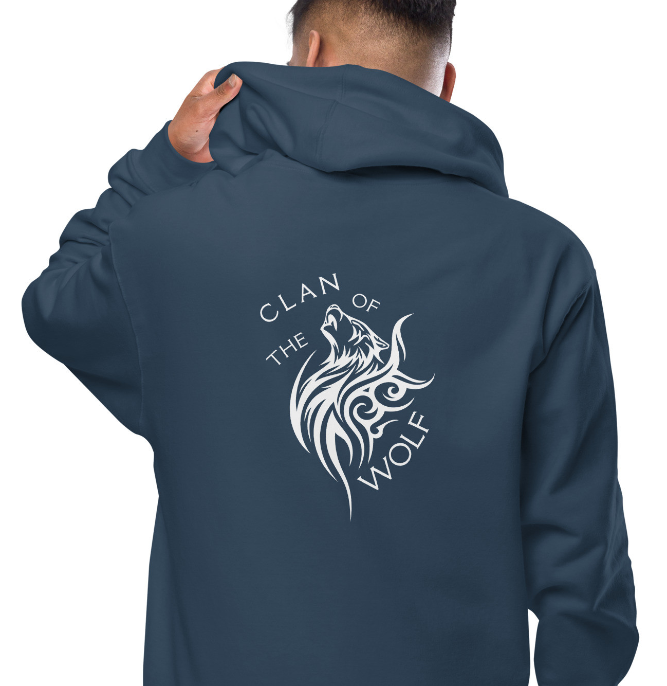 CLAN OF THE WOLF TATTOO STYLE Unisex Zip Hoodie