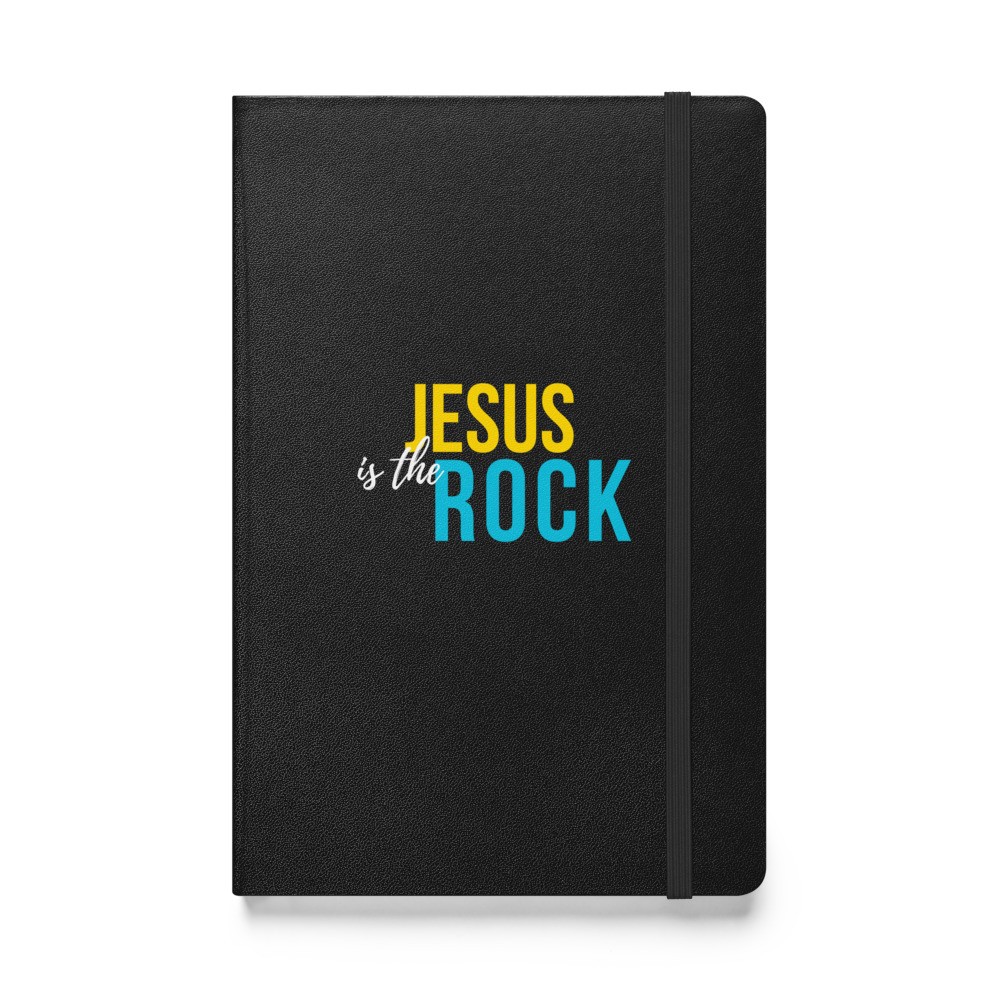 Jesus is The Rock Hardcover bound notebook