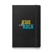 Jesus is The Rock Hardcover bound notebook