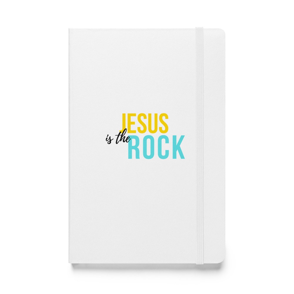Jesus is The Rock Hardcover bound notebook