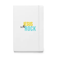 Jesus is The Rock Hardcover bound notebook