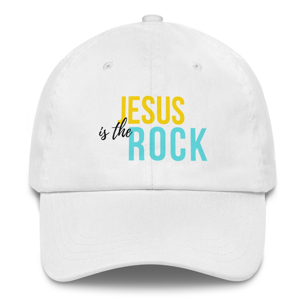 Jesus is The Rock Dad Hat