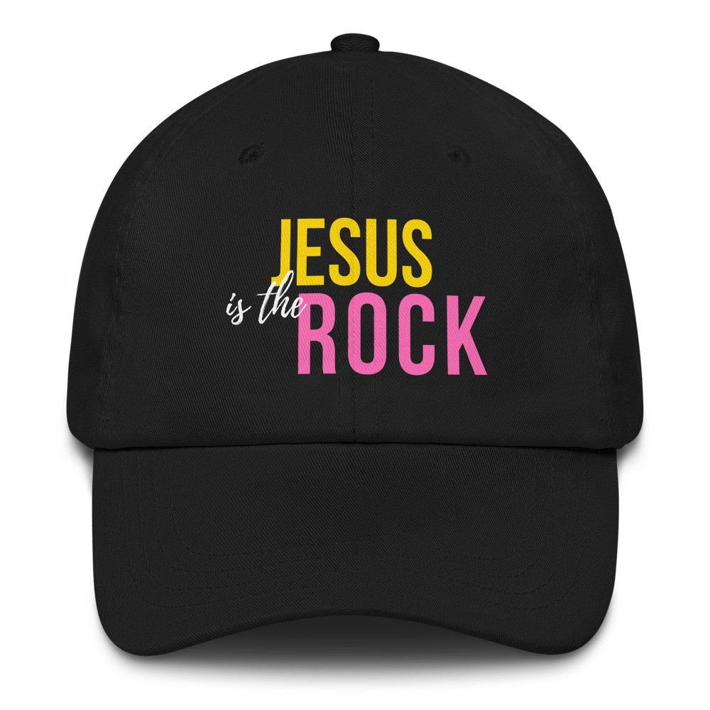 Jesus is The Rock Dad Hat