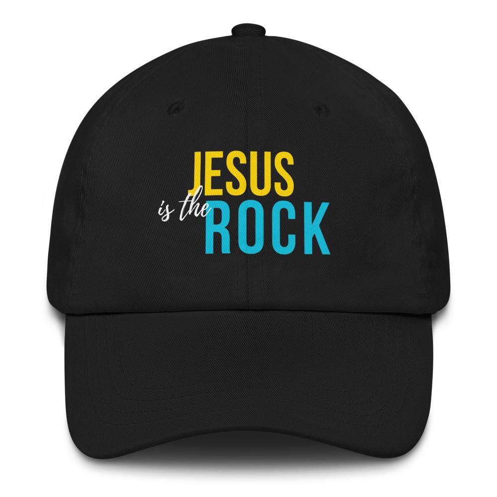 Jesus is The Rock Dad Hat