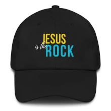 Jesus is The Rock Dad Hat