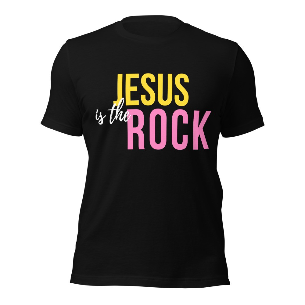 Jesus is The Rock Unisex t-shirt