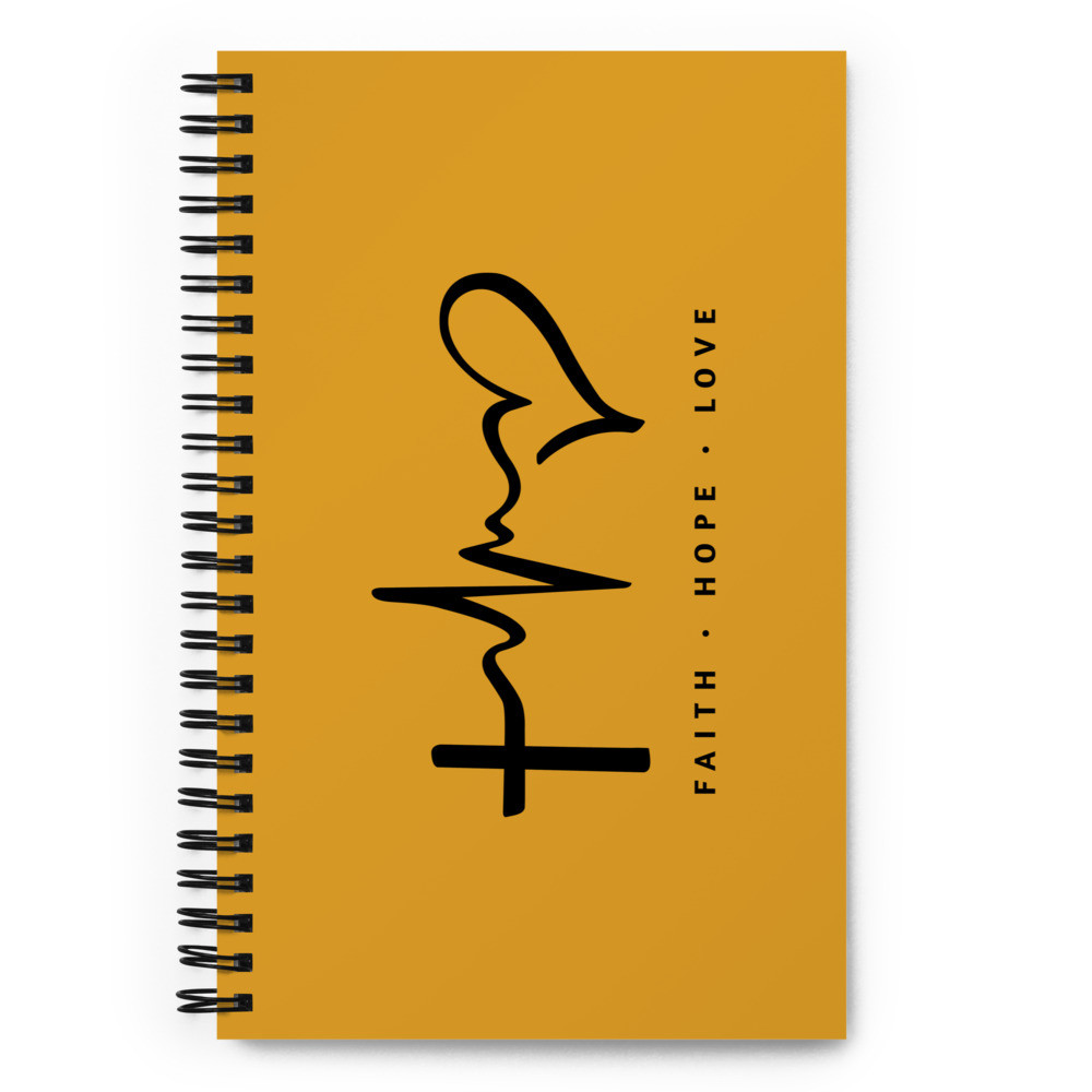 Faith-Hope-Love Spiral Journal