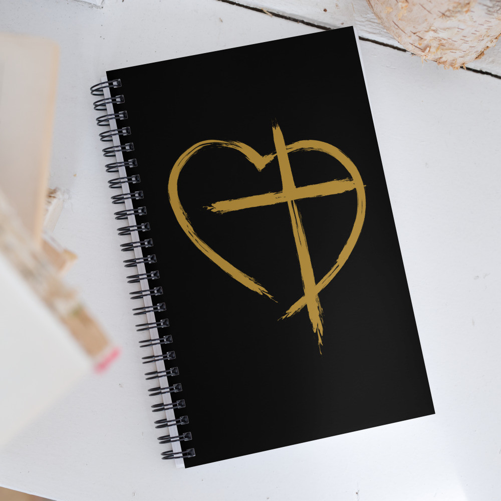 Jesus Is My Heart Christian Spiral Journal