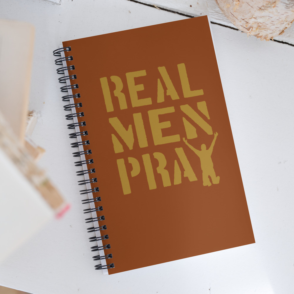 Real Men Pray Christian Spiral Journal