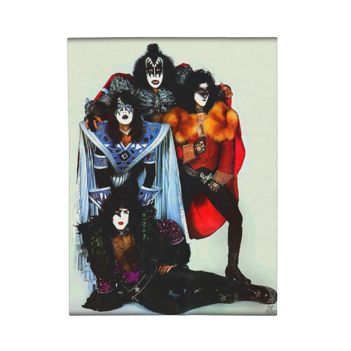 KISS people magazine shot Velveteen Plush Blanket