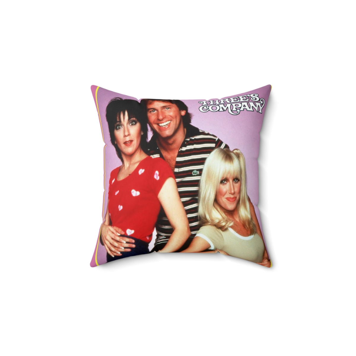 Three's Company Pillow Spun Polyester Square Pillow gift