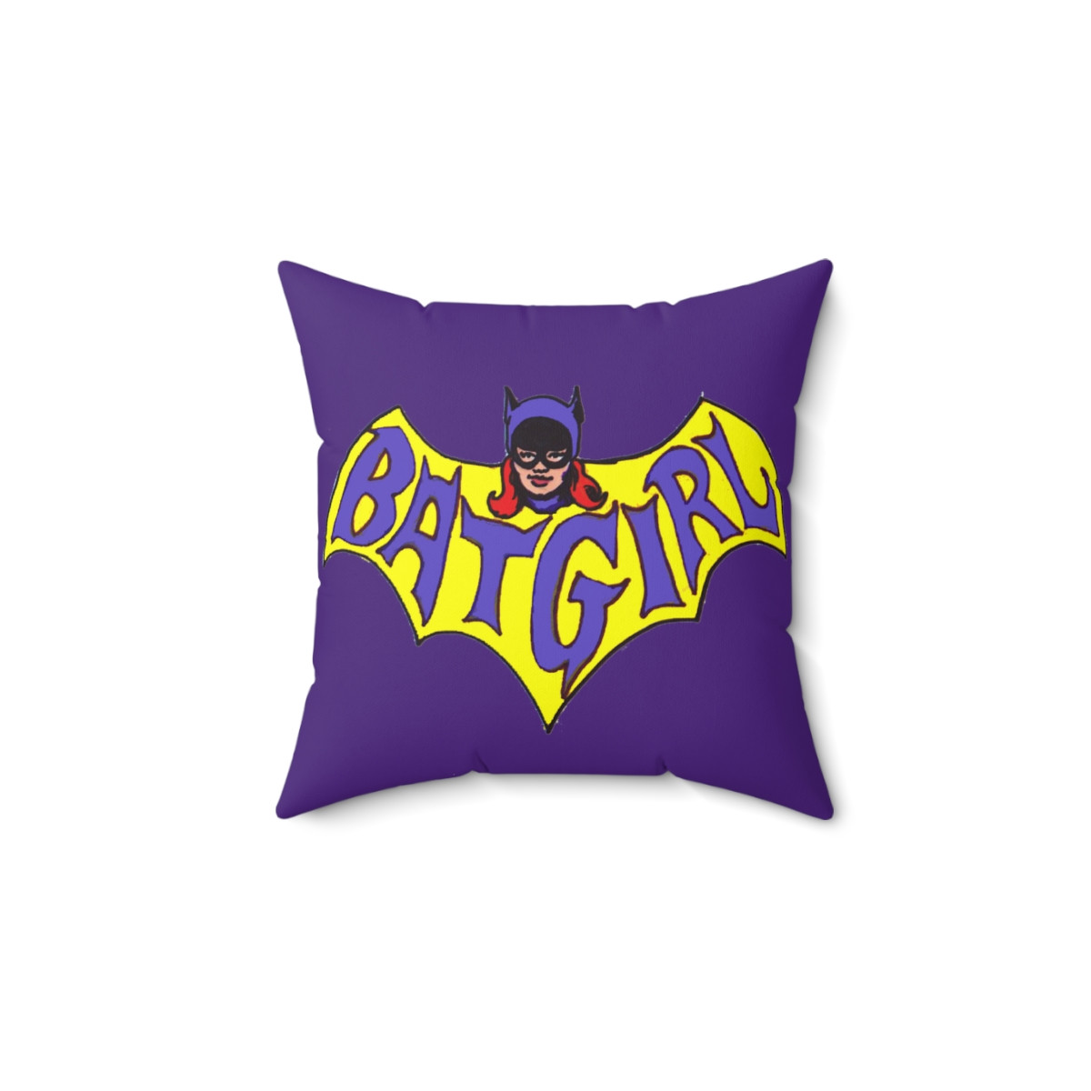 BATGIRL purple Pillow Spun Polyester Square Pillow gift