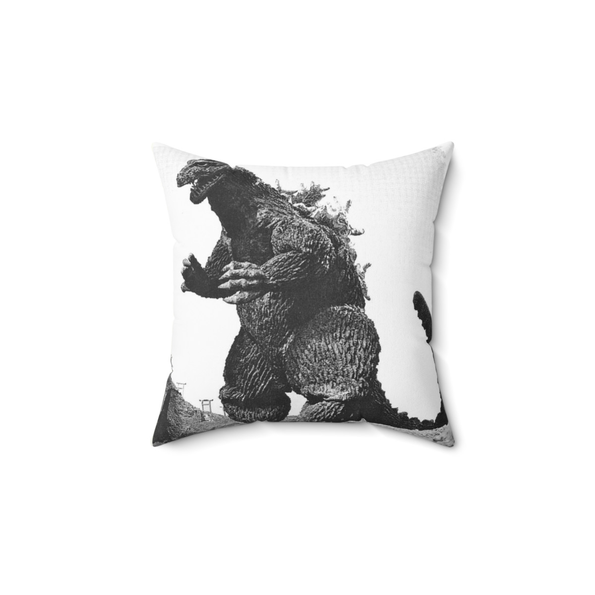 GODZILLA Spun Polyester Square Pillow