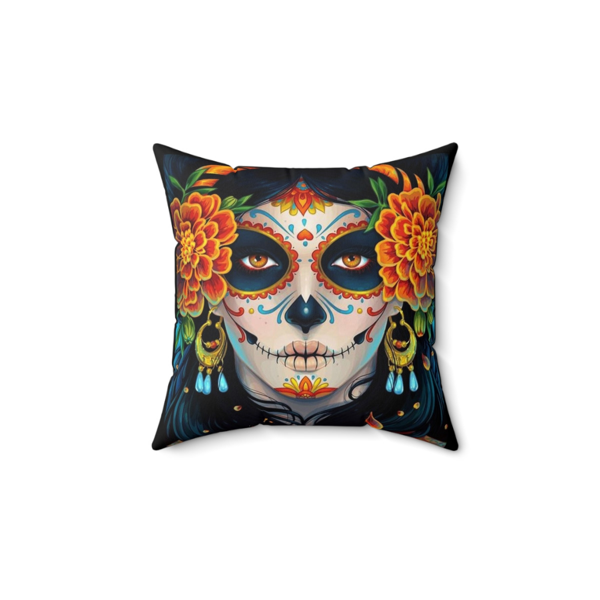 SUGAR SKULL Pillow Spun Polyester Square Pillow gift