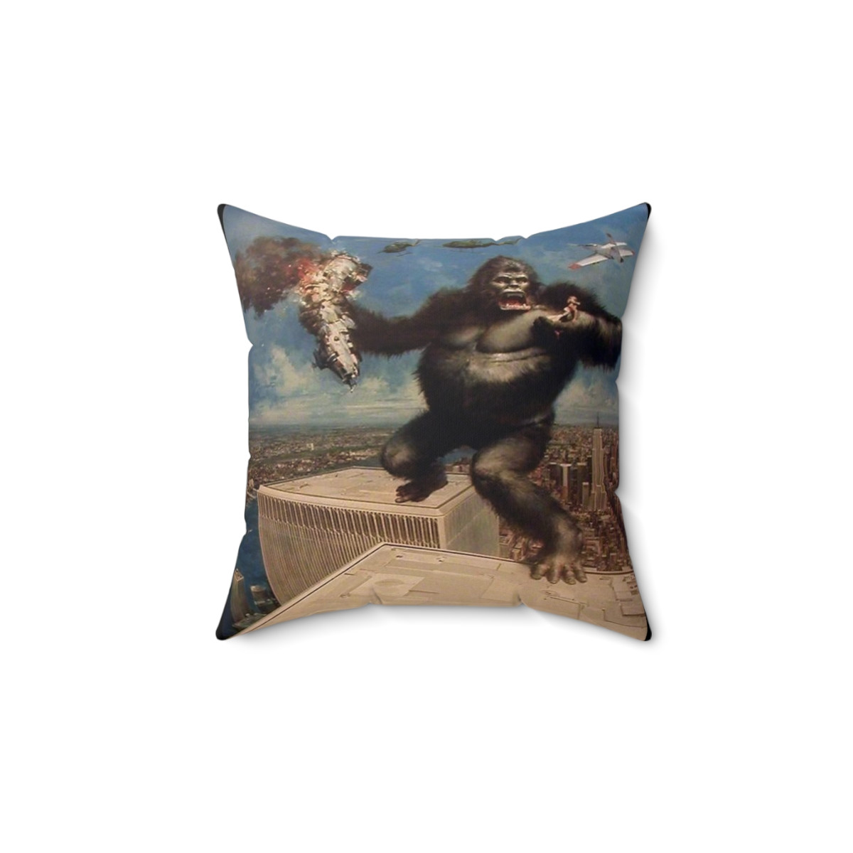 KING KONG Pillow Spun Polyester Square Pillow gift