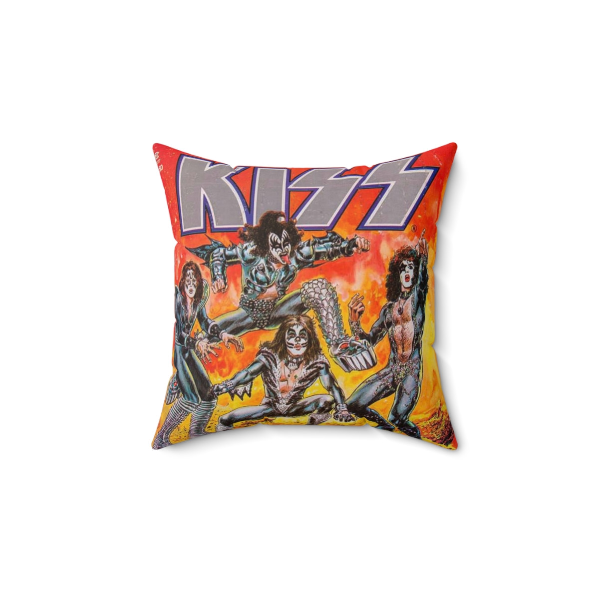 KISS COMIC Book 1 Spun Polyester Square Pillow gift