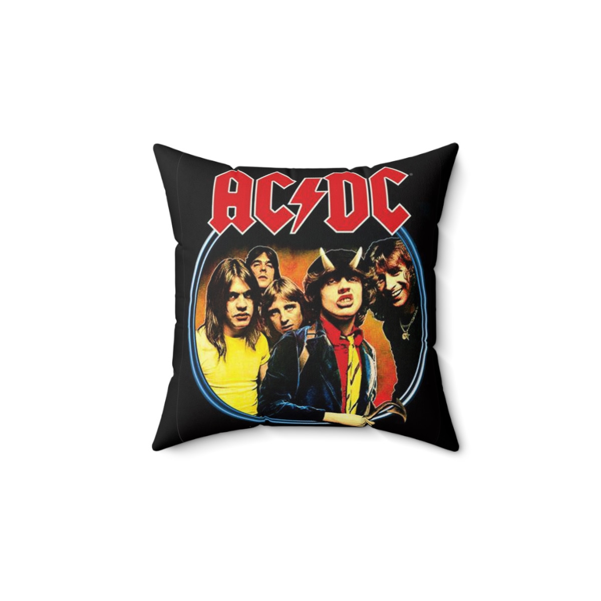 AC DC Highway to Hell full color Pillow Spun Polyester Square Pillow gift
