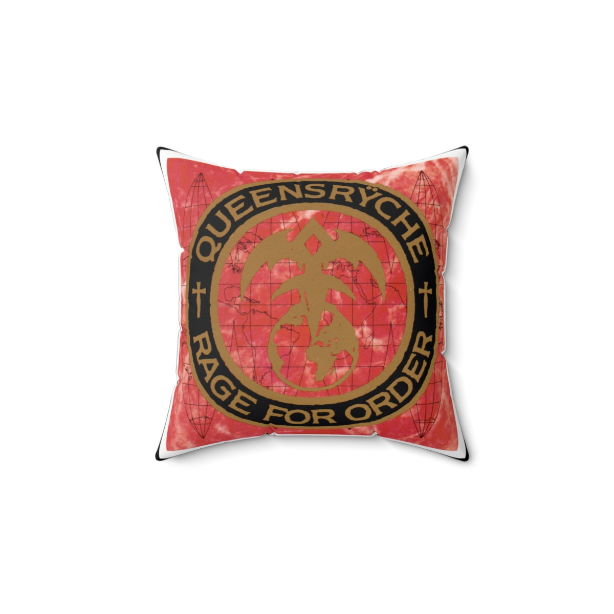 QUEENSRYCHE Rage For Order Spun Polyester Square Pillow gift